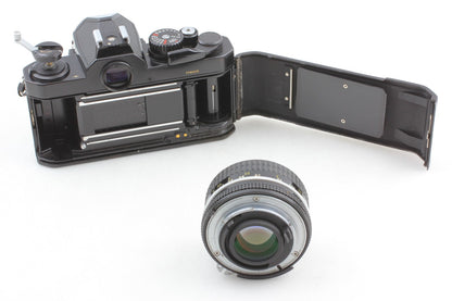 *Near MINT w/ Strap* Nikon FM2 SLR 35mm Film Camera Ai 50mm F1.8 Lens From JAPAN