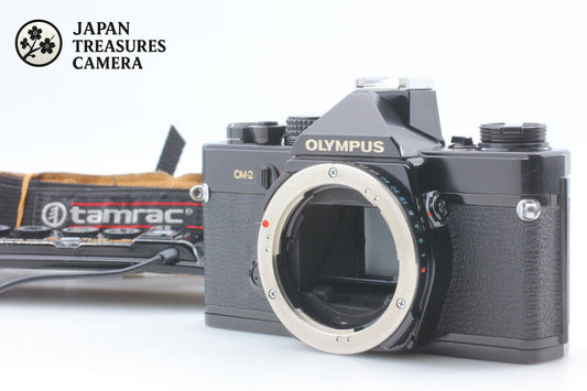 *N MINT w/ Recordata Back 2* Olympus OM-2 Black SLR 35mm Film Camera From JAPAN