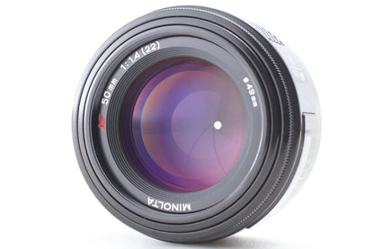 *Top MINT w/ DM-9 VC-9* Minolta α9 a9 Alpha Maxxum Dynax AF 50mm F1.4 Lens JAPAN