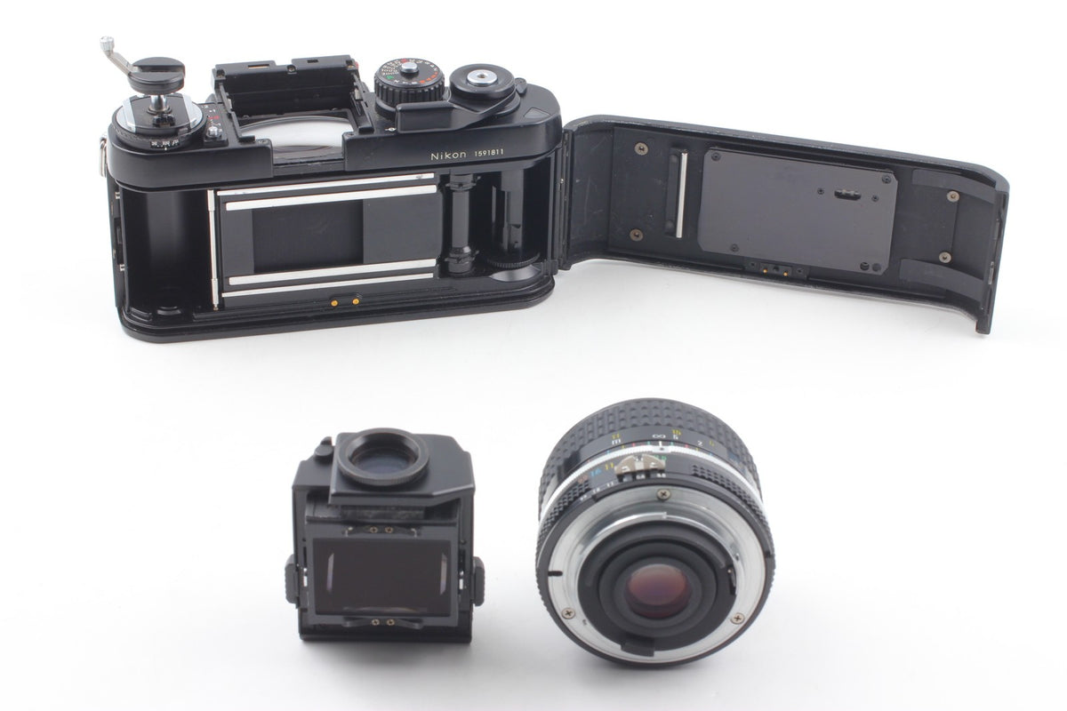 *Opt MINT* Nikon F3 Eye Level SLR 35mm Film Camera Ai 28mm F3.5 Lens From JAPAN