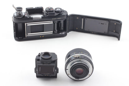 *Opt MINT* Nikon F3 Eye Level SLR 35mm Film Camera Ai 28mm F3.5 Lens From JAPAN