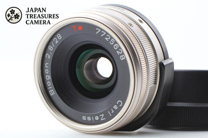 *Exc+5* CONTAX Carl Zeiss Biogon T* 28mm F2.8 Wide Angle Lens G1 G2 From JAPAN