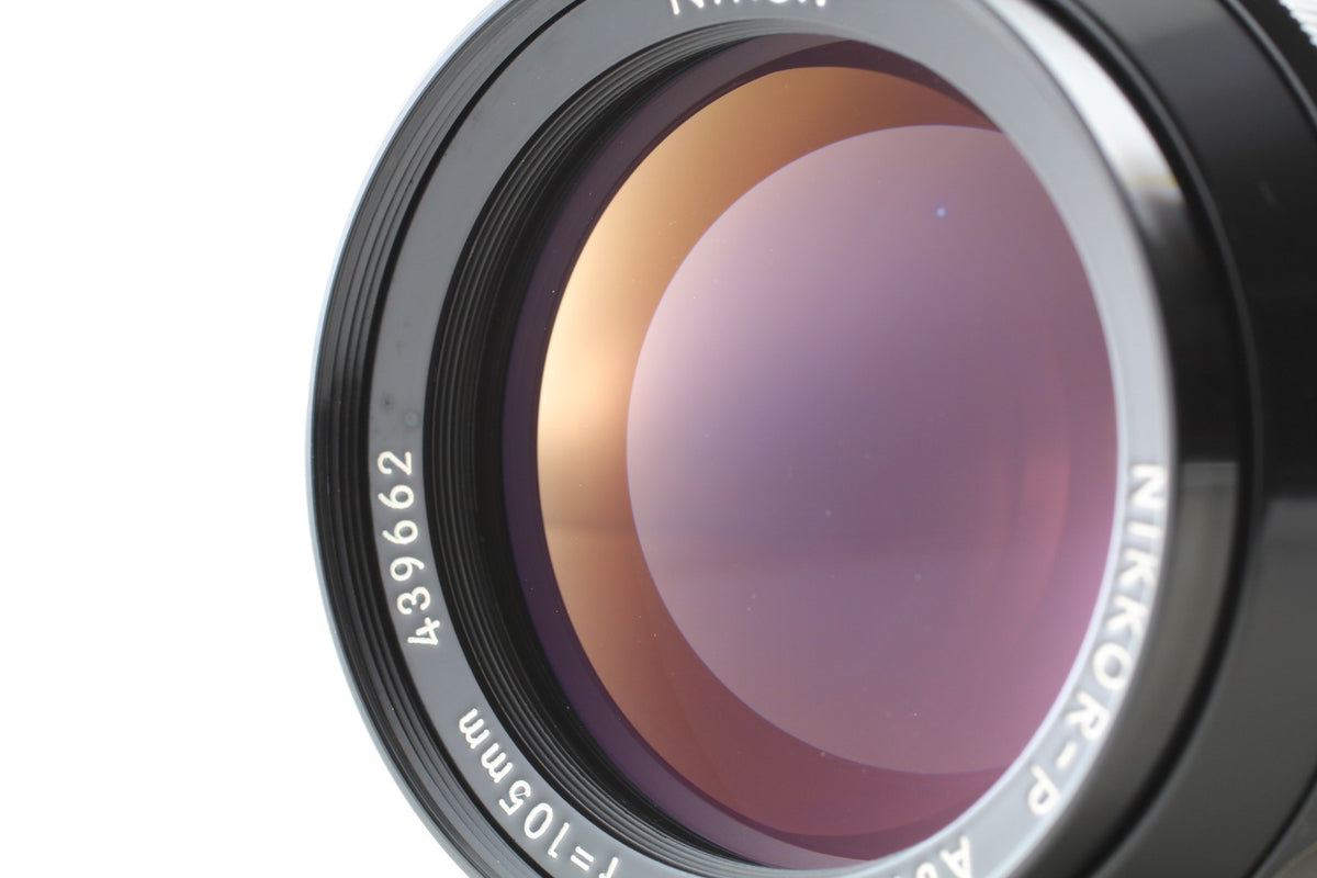 *N MINT* Nikon Ai Converted Nikkor P Auto 105mm F2.5 Telephoto Lens From JAPAN