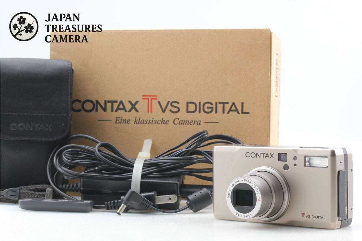 *Near MINT in Box* Contax TVS Digital Titanium 5.0MP Digital Camera From JAPAN