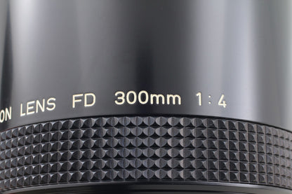 *MINT in Box* Canon New FD NFD 300mm F/4 L MF Telephoto Lens FD Mount From JAPAN