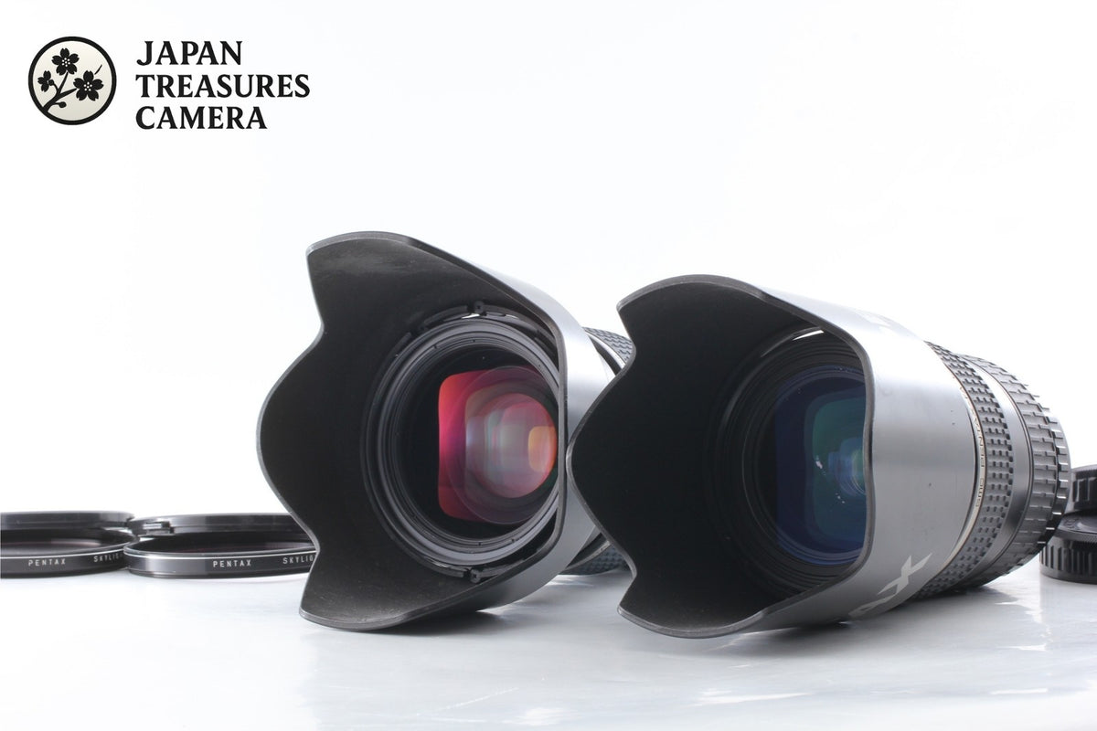 2 Lens *MINT w/ Hood* SMC Pentax 645 Zoom FA 45-85mm FA 80-160mm F4.5 From JAPAN