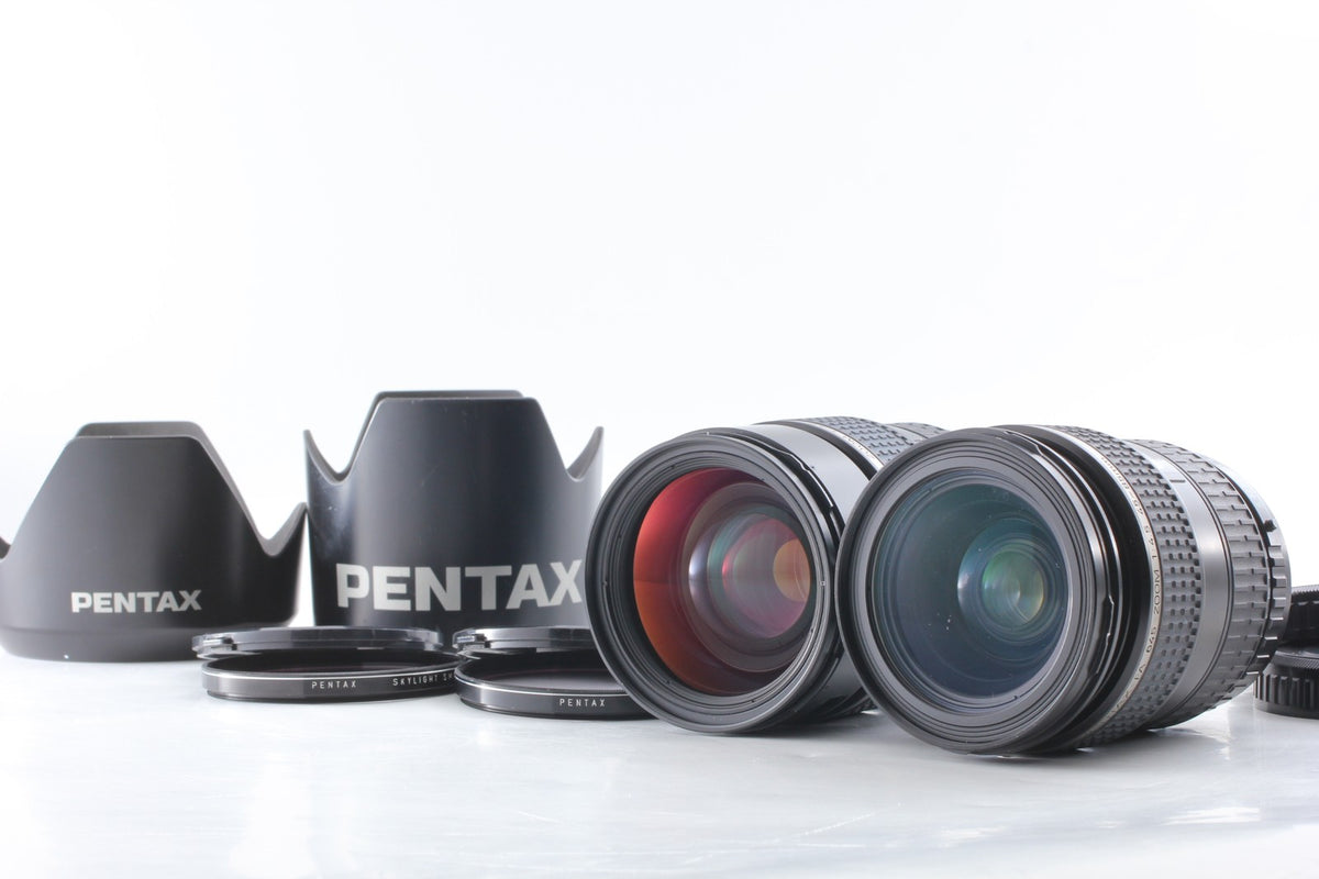 2 Lens *MINT w/ Hood* SMC Pentax 645 Zoom FA 45-85mm FA 80-160mm F4.5 From JAPAN