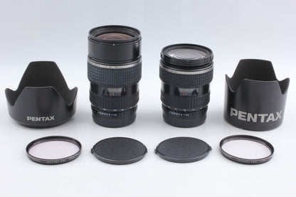 2 Lens *MINT w/ Hood* SMC Pentax 645 Zoom FA 45-85mm FA 80-160mm F4.5 From JAPAN