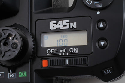 Read *N MINT* PENTAX 645N Camera SMC A 55mm F2.8 Lens 120 Film Back From JAPAN
