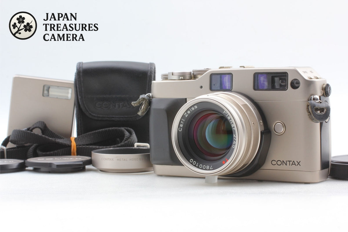 *N MINT+++ w/ TLA140* Contax G1 Film Camera Planar 45mm F2 Lens Flash From JAPAN