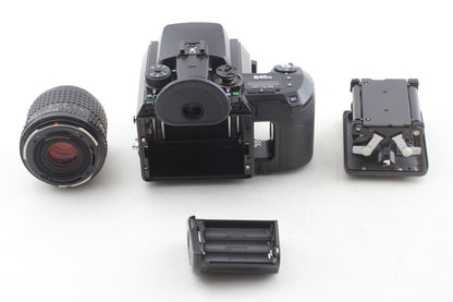 Read *N MINT* PENTAX 645N Camera SMC A 55mm F2.8 Lens 120 Film Back From JAPAN