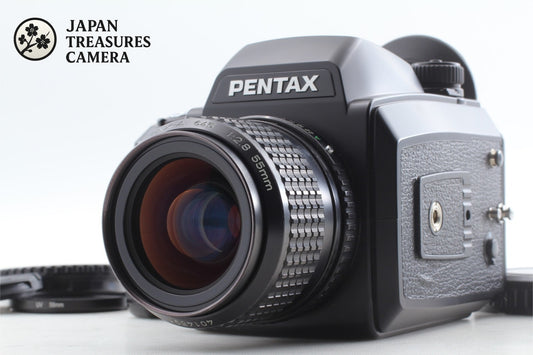 Read *N MINT* PENTAX 645N Camera SMC A 55mm F2.8 Lens 120 Film Back From JAPAN