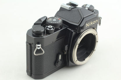 *N MINT+++ w/ Strap* Nikon FM SLR 35mm Film Camera Ai 28mm F3.5 Lens From JAPAN