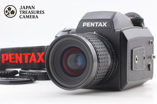 *MINT+++* PENTAX 645N Film Camera SMC A 45mm F2.8 Lens 120 Film Back From JAPAN