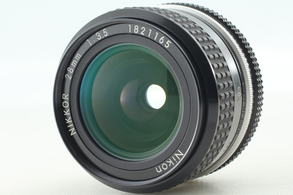 *N MINT+++ w/ Strap* Nikon FM SLR 35mm Film Camera Ai 28mm F3.5 Lens From JAPAN